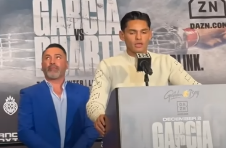 ไรอัน การ์เซีย เปิดใจความขัดแย้งกับ Golden Boy: ไม่มีทั้งความภักดี ความเชื่อใจ หรือความเคารพ