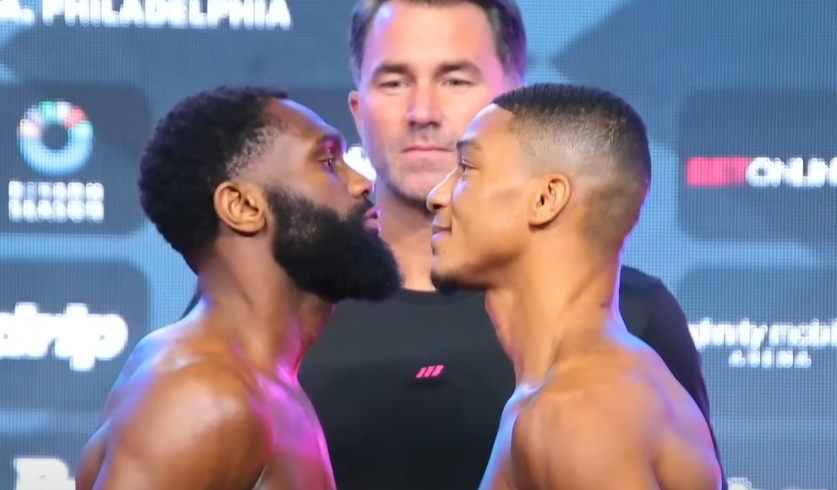 จารอน “บู๊ตส์” เอ็นนิส หนักกว่าคู่ชก อุสม่า ลิมา ก่อนเปิดตัวรุ่นซูเปอร์เวลเตอร์เวต