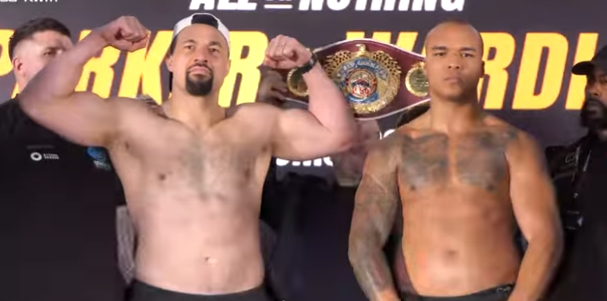 โจเซฟ ปาร์กเกอร์ ผลชั่งน้ำหนักมากกว่า ฟาบิโอ วอร์ดลีย์ 20 ปอนด์