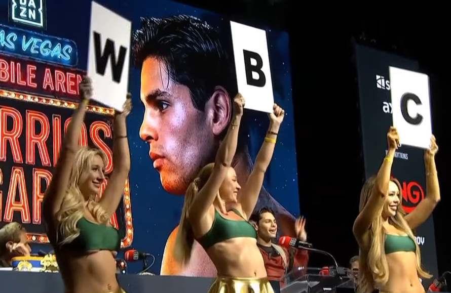 การ์เซีย จัดเต็มคุมโชว์งานแถลงข่าว ก่อนชน บาร์ริออส ชิงแชมป์ WBC 22 ก.พ. ที่ลาสเวกัส